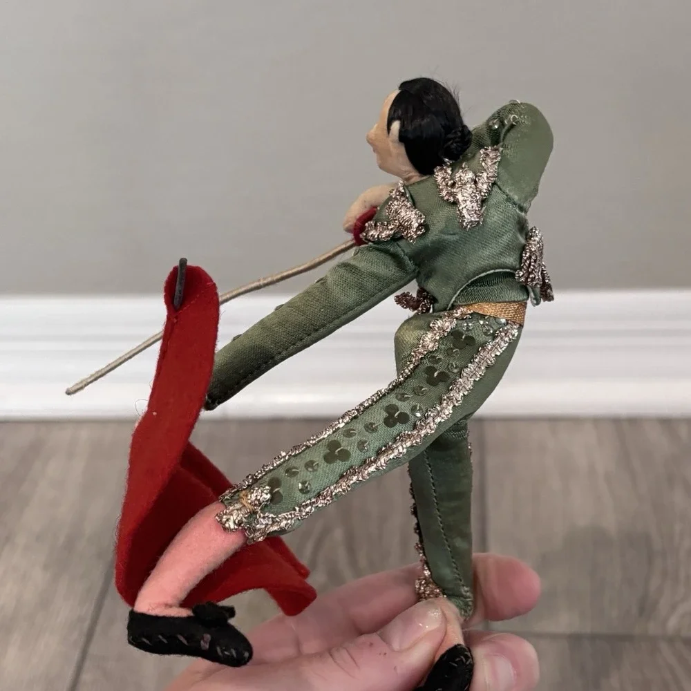 Vintage 1950s 1960s Klumpe‎ Roldan Doll Lot of 2 Woman Bull Fighting Matadors